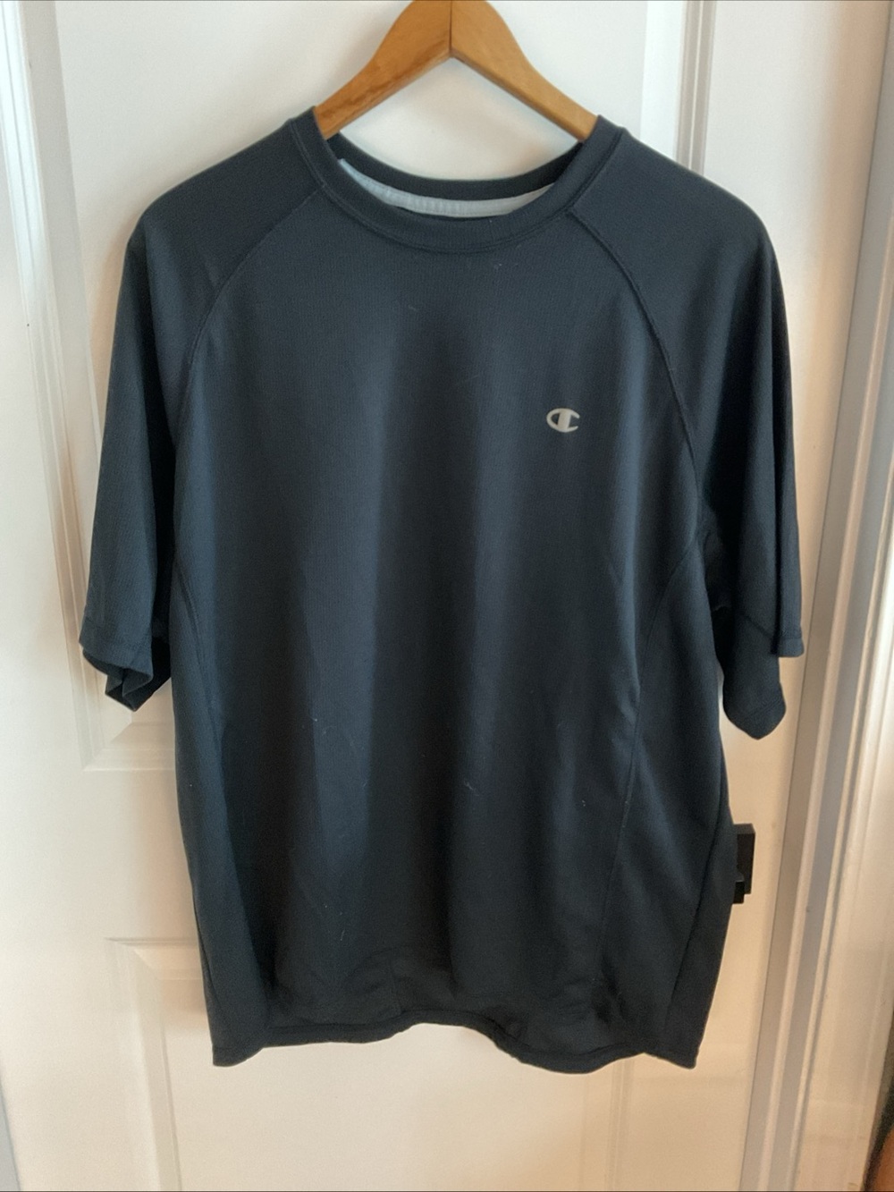 Champion Double Dry - Short-Sleeve Athletic Shirt - Black - Men’s Size X-Large